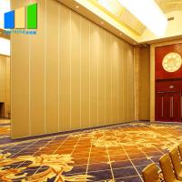 China Acoustic Foldable Wall Movable Partition Walls for Hotel Banquet Hall for sale