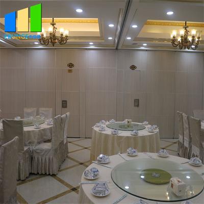 China Sliding Door In Banquet Hall Wood Room Divider Screen Movable Partition Walls For Banquet Hall for sale