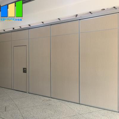 China Metal Folding Screen Acoustic Room Dividers Sliding Partition Door Aluminum Frame For Mosque for sale