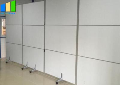 China Restaurant Low Hight Folding Wall Partition With Wheels Mdf Melamine Office Divider With Wheels for sale