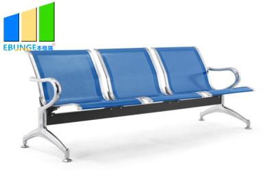 China 3-6 Seaters Stainless Steel Medical Office Waiting Room Chairs / Airport Seaters for sale