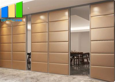 China Foldable Room Partition Wall Aluminium Sound Proof Hotel Sliding Door Partition for sale