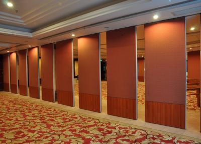 China Folding Portable Wall Partitions Hall Partition Wall No Floor Track for sale