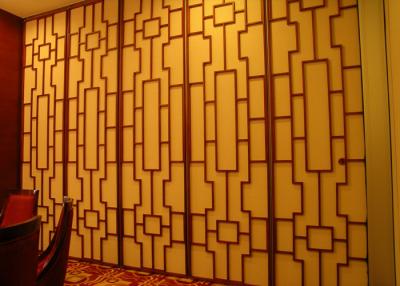 China Plywood Museum Folding Sound Dampening Panels , Sound Proof Partition Walls For Exhibition for sale