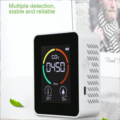 China -1 to 70 â „ ƒ Popular Selling Portable Portable Air Quality Detector Humidity Tester Greenhouse CO2 Meter Sensor Monitor Usb Charging for sale