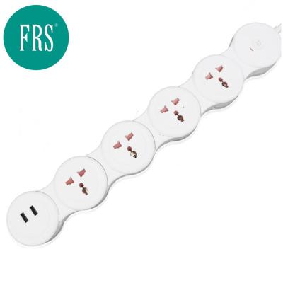 China New Product Flame Retardant Many 3 Outlets And 2 Usb Universal Smart Plug Smart Switches Extension Sockets Power Strip for sale