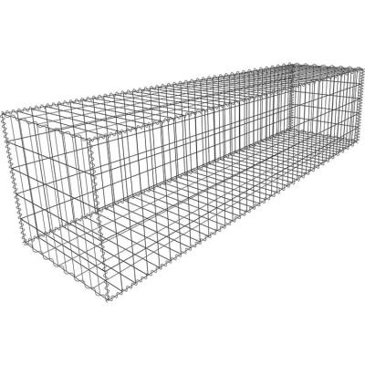 China Twill Weave Wholesale Galvanized PVC Coated Welded Gabion Box Twill Weave Mesh with Cutting Punching Bending Services for sale