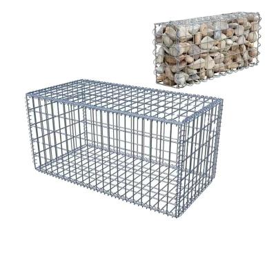 China Twill Weave Hot Dipped Galvanized PVC Welded Steel Wire Mesh Gabion Cage Box Easy Installation Fencing Trellis & Gates Wholesale Price for sale