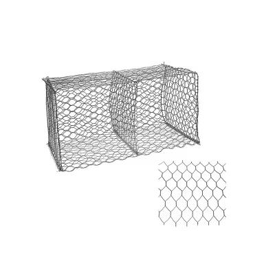 China Gabions Hot Dip Galvanized PVC Hexagonal Woven Wire Mesh Gabion Boxes Stone Basket Iron Wire Mesh for Sale for sale