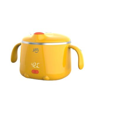 China Phthalate Free Baby Constant Temperature Anti-Fall Anti-Scalding Waterproof Kids Insulated Noodle Food Complementary Bowl For Lid for sale