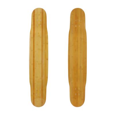 China China Wholesale Original Jinpeng Brand Maple Fiberglass Longboard Skateboard Bamboo Deck Practical Inclined Board for sale