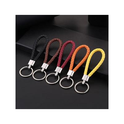 China Simple Modern Most Popular Professional Classic Design Braided Car Key Chain Key Rings for sale