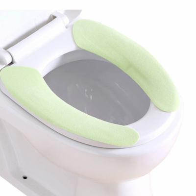 China Custom Wholesale Warm adhesive manufacturer adopting electrostatic adsorption design and comfortable sticky toilet seat for sale