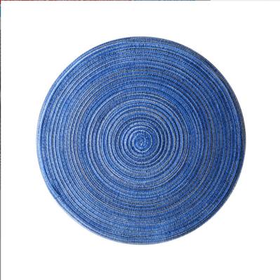 China New Style Minimalist Creative Japanese-Japanese Table Mat With Gourmet Bottom Dish Mat Cup Baked Circular Mat for sale