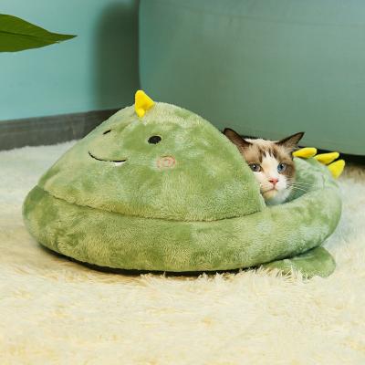 China Donut Shape Breathable Bed Around Nest Warm Round Cushion Pet Plush Toy Nest for sale