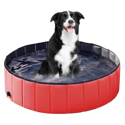 China Wholesale Pet Folding Tub Manufacturer Small Animals Outdoor Water Bath Tub Convenient Wholesale Dog Care for sale