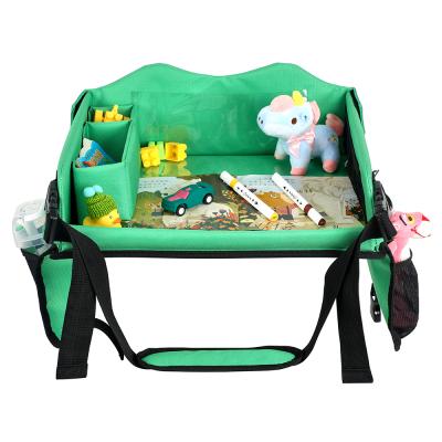 China Simple Color Without Pattern Wholesale Customized Hot Sale Kids Travel Tray Car Seat Activities And Kids Games Car Tray Storage Box for sale