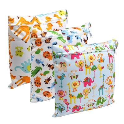 China Water Resistant Made in China Multifunctional Reusable Portable Size Set Cosmetics Diaper Storage Bag for sale