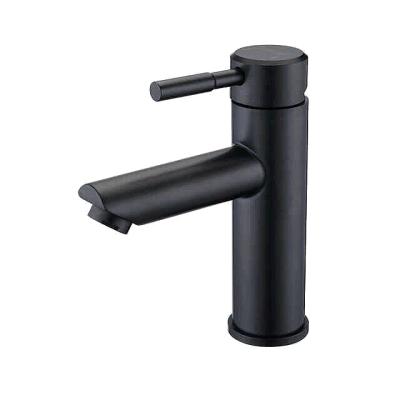 China Metered Faucets Stainless Steel Bathroom Basin Faucet Black Mixer Tap Bathroom Accessories for sale