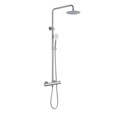 China With Slide Bar Stainless Steel UPC Thermostatic Bathroom Shower Mixer Tap European Italian Head for sale