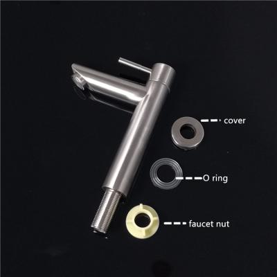 China Metered Cold Faucets Good Quality 304 Stainless Steel Bathroom Basin Faucet for sale