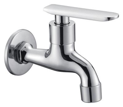 China Contemporary Brushed Stainless Steel 304 Material Cold Water Handle Water Faucet Low Price Industrial Single Bibcock for sale