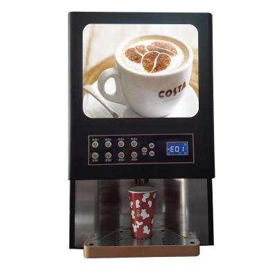 China Commercial Coffee Tea Machine Making Vending Machine With 4 Hot And Cold Tank 5L+ Heater 1.8L+ Drink Cooler 1.8L for sale