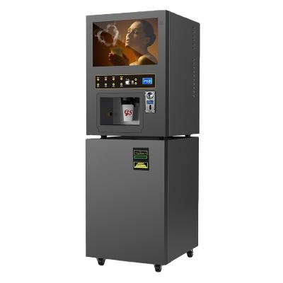 China OEM/ODM Commercial Automatic Coffee Vending Machine Electric Coffee Vending Machine 4 Canister for sale