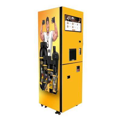 China Carbon Steel Shell High Mixing Speed ​​Protein Shake Vending Machine for Gym and Athletics Center for sale