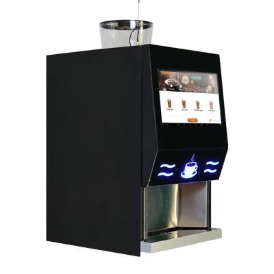 China Carbon Steel Shell Fresh Ground Coffee Freshly Brewed Coffee Vending Machine for sale