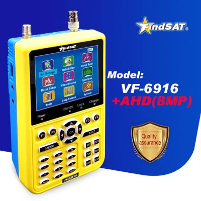 China Satellite Dish Signal Finder+ CCTV+8MP AHD  ( FindSAT VF6916 Pro ) Spectrum Analyzer Te koop