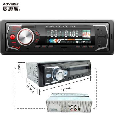 China AOVEISE Car Radio Support FM SD MP3 Player Stereo USB AUXINE Stereo With 12V Remote Control For Vehicle Home SKD Parts for sale