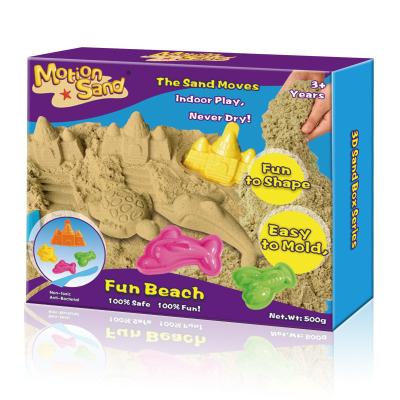 China Magic Smart Kenetic Space Sand Movement Sand Toy Cotton Sand Educational Modeling Toys MS-10 for sale