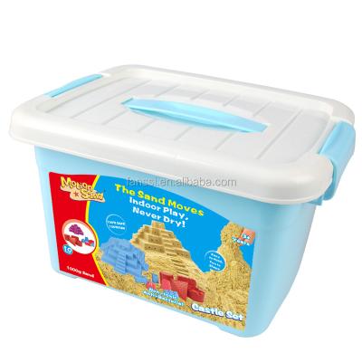 China Magic Smart Sand Toy Deluxe Bucket Castle Space Move Set 28x20.5x17cm for sale