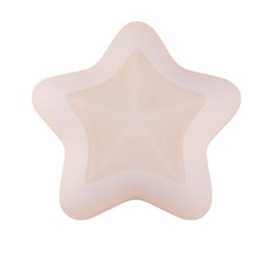 China All Tray Star Coaster Silicone Mold For Making Resin Faux Agate Tray Cup Mat for sale