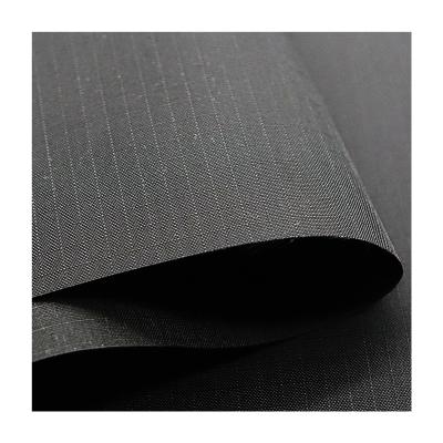 China 210 Waterproof Polyester Taffeta Fabric 0.3 Cm 7 Grid Plaid Taffeta Fabric for sale