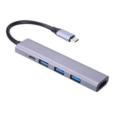 Cina Adattatore USB C del hub del Usb C Multiport al hub di USB con palladio 100W, Uni (nylon di Slim& Aluminum&) tipo C di USB all'adattatore USB in vendita