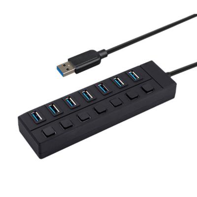 China Female Data Transfer 7 Ports Usb 3.0 High Speed Hub for sale