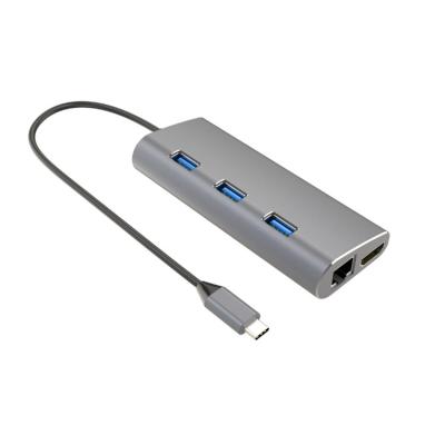 China Portátil 8 do PC em 1 cubo múltiplo do porto do Usb C de 2K 4K à venda