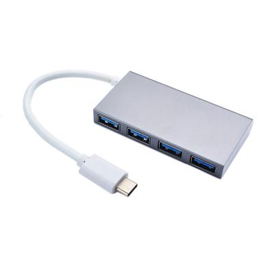 China 10 cm-Computer 4 van PC Hub van Haven de Superspeed Aangedreven USB C Te koop