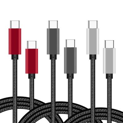 China Data Sync Head Nylon Braided Usb C Quick Charge Cable for sale