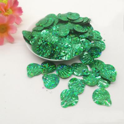 China Abrasion Resistance Laser Color Shell Sequin Bulk Loose Sequin in Mixed Color for sale