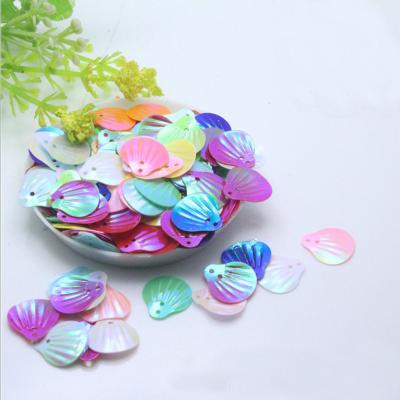 China Abrasion Resistance Shining AB Color Shell Sequin Mixed Color Loose Sequin for sale