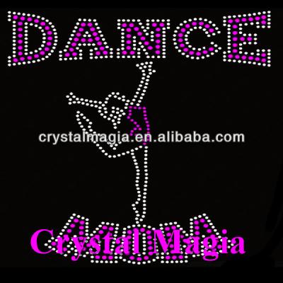 China Wholesale Bling Sparkly Flatback T Shirts Korea Rhinestone Dancing Mom Design for sale