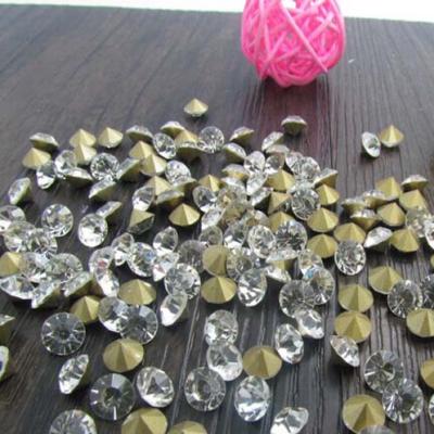 China High Quality Flatback Bling Point Back Rhinestones Crystal Glass For Nail for sale