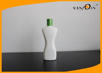 China Custom Plastic Cosmetic Bottles / HDPE Plastic White Shampoo Bottles 260ML for sale