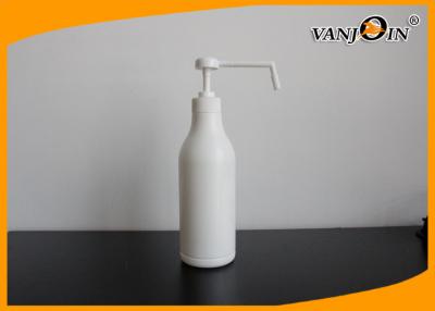 China 520ML Long Nose Pump HDPE Plastic Empty Cosmetic Shampoo Lotion Bottles Eco-friendly for sale