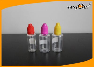 China Empty Clear E-cig Liquid Bottles Recycling Plastic Liquid Containers 20ml 30ml for sale