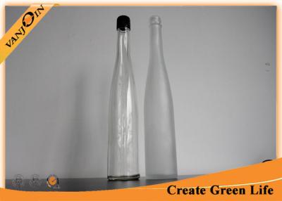 China Long Neck 375ml Clear Glass Wine Bottles With Screw Cap ,  Wholesale Wine Bottles for sale