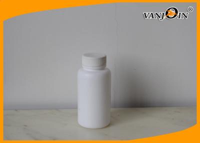 China Small Empty Plastic Pharmacy Bottles , HDPE White 200cc Plastic Pill Bottles for sale